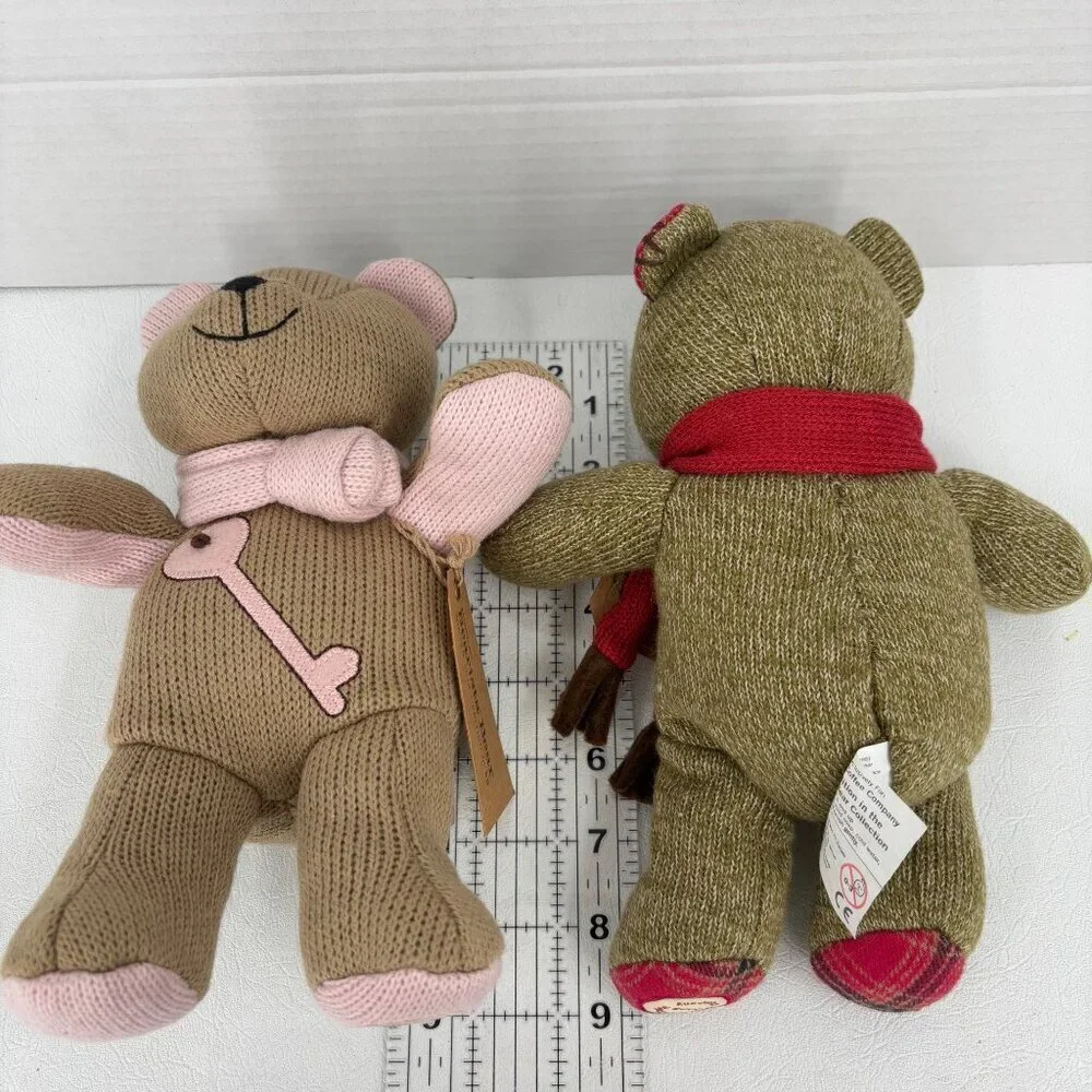 Starbucks Bearista Bears Knitted Plush 88th‎ & 89th Edition 2009 & 2010